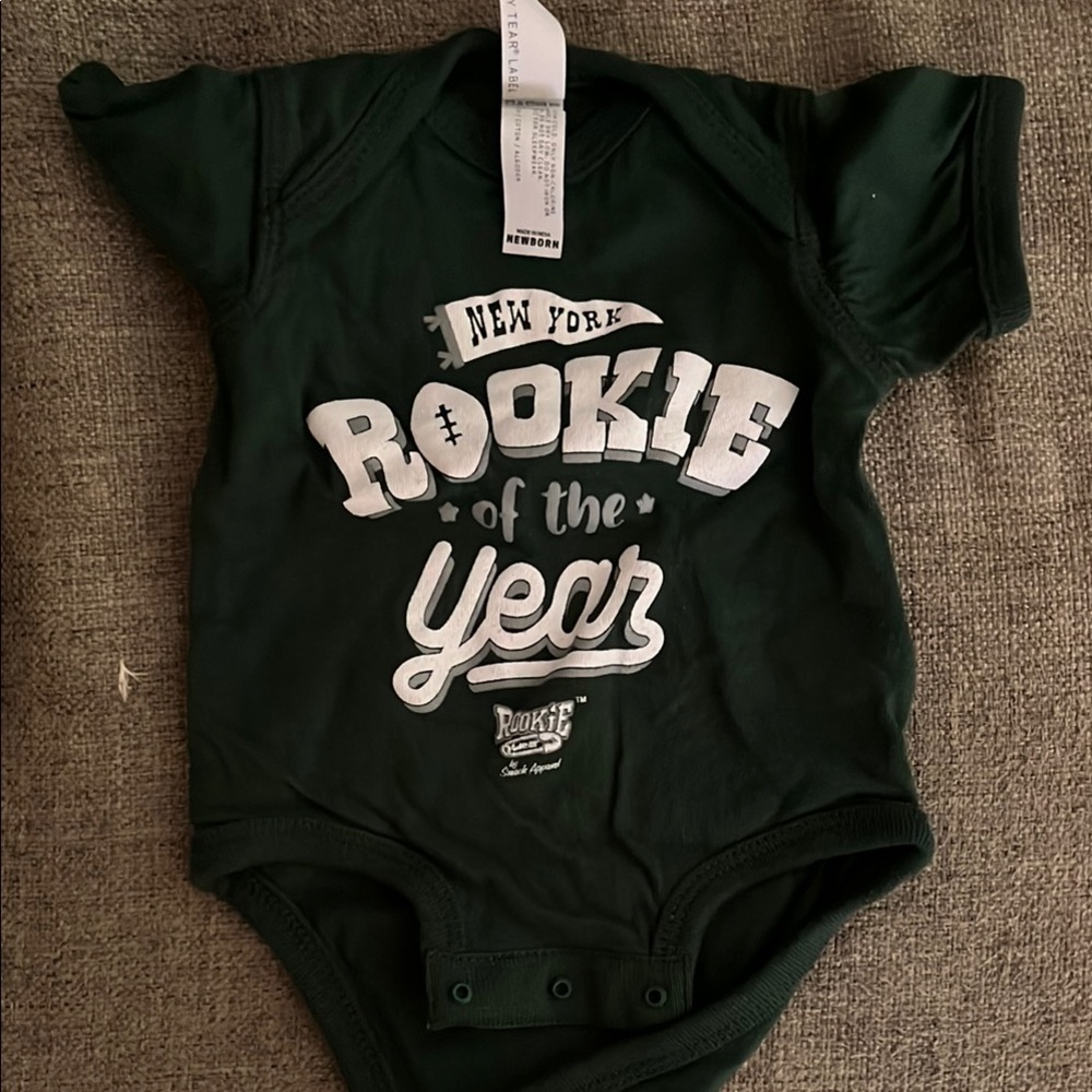 Green Rookie of the Year Baby Onesie